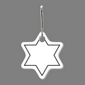 Zippy Clip W/ 6 Point Star Tag